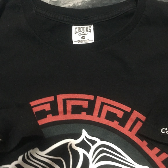 Crooks and Castles "Greco Medusa" Red, White & Black Size Large - Picture 4 of 5